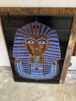 Mosaic Picture Of King Tut