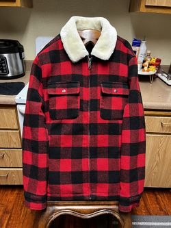 Buffalo Check Flannel Sherpa Jacket