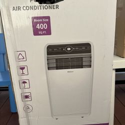 7,800 BTU Portable Air Conditioner Cools 400 Sq. Ft. with Dehumidifier, 3 Fan Speeds