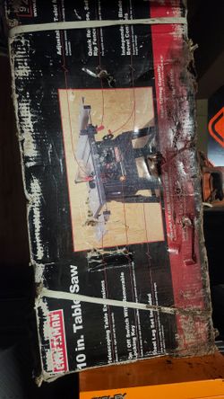 Craftsman 10in table saw