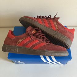 Adidas Spezial Handball Shoes Men 6.5 Auburn/Scarlett/Gum
