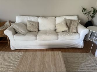 White couch!