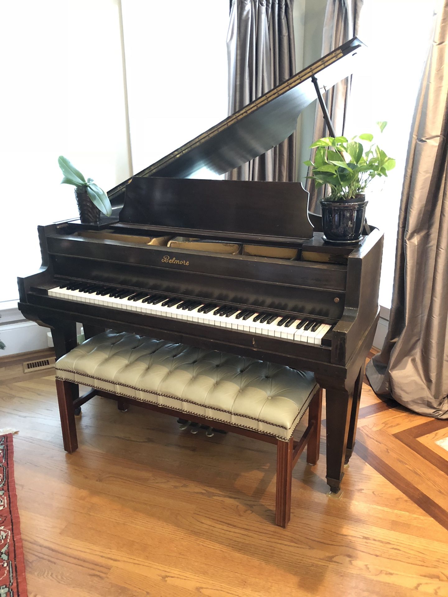Antique Belmore Baby Grand Piano