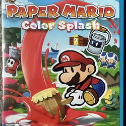 Paper Mario Color Splash for Nintendo Wii U