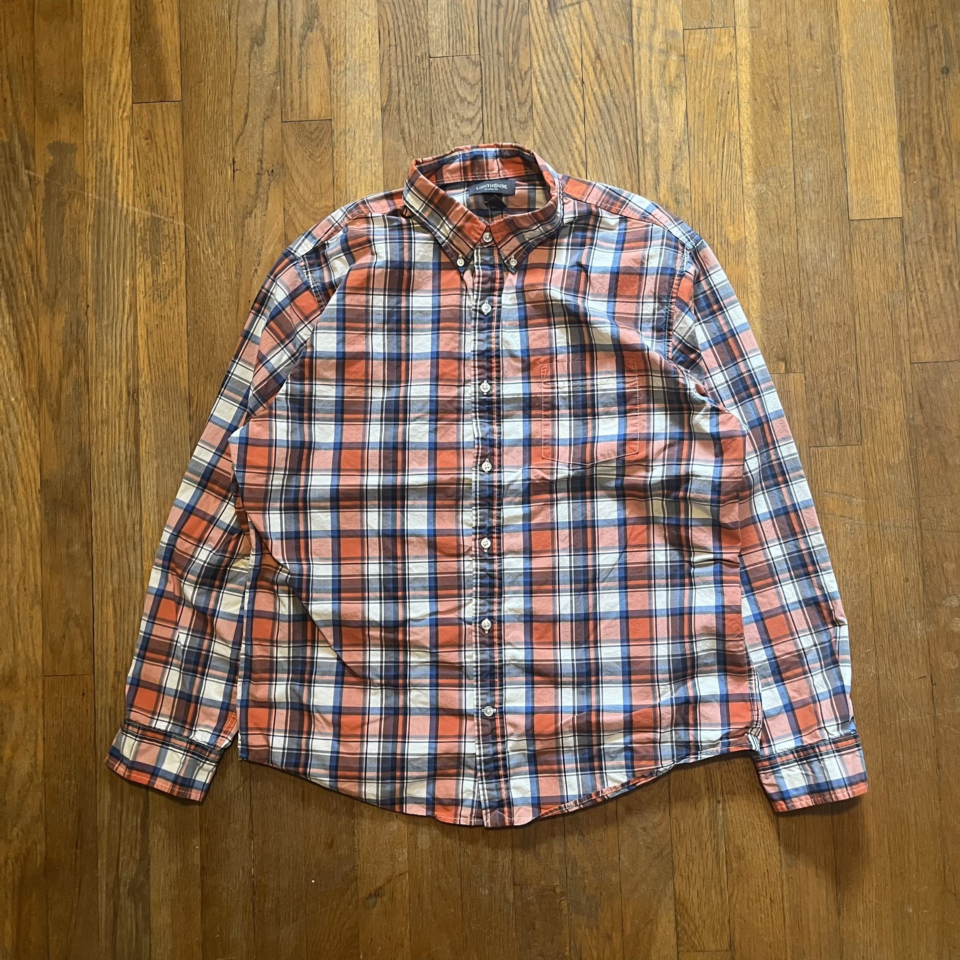 Land’s End Plaid Button Up Shirt