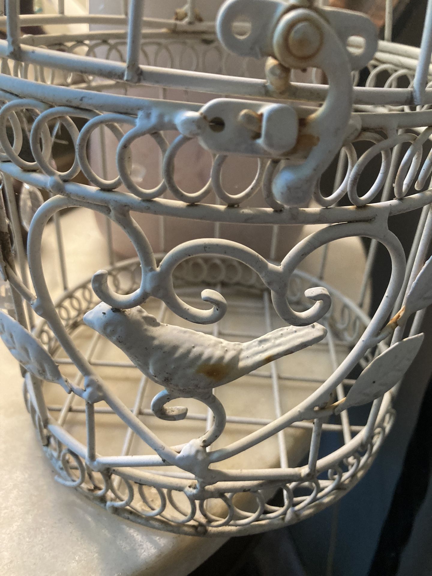 Vintage Metal bird Cage