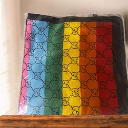 colorful silk scarf 