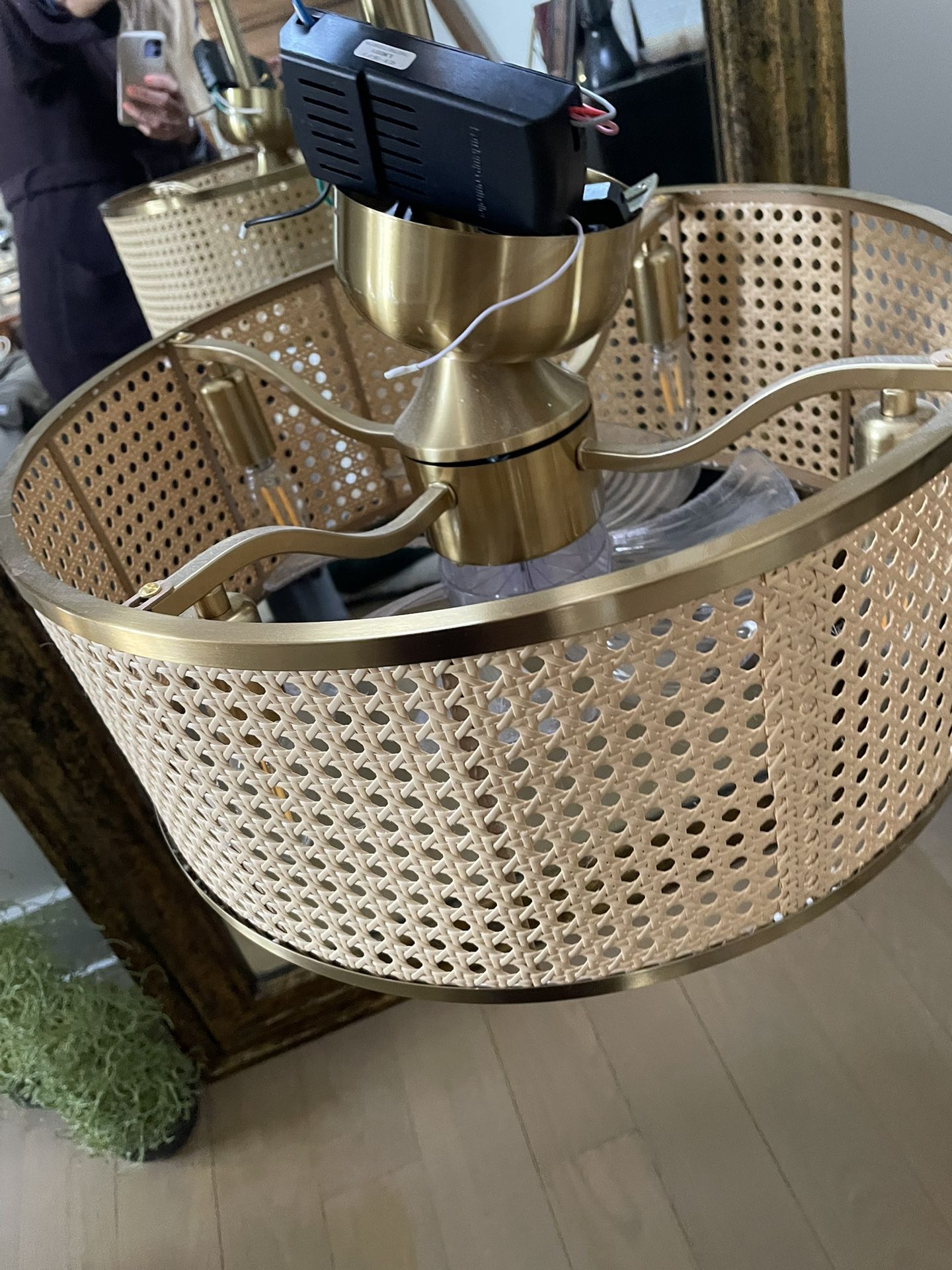 Ceiling Fan and Light