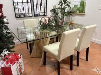 Dining Table With 4 Chairs