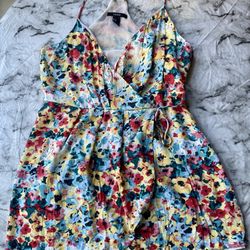 Forever 21 Floral Wrap Dress