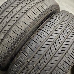 (TWO) 205 65 16 GOODYEAR TIRES 75% THREAD  $100  INSTALLED 