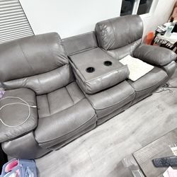 Power Sofa Recliner With Power Point