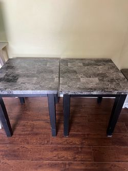 Two side tables