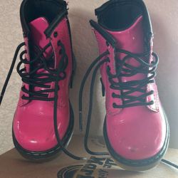 Pink Dr. Martens Boots