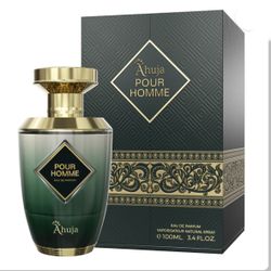 Ahuja Pour Homme Eau de Parfum Spray 100ml 3.4 fl oz For Him Brand New Sealed