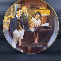 Norman Rockwell GE Light Campiagn Series Collector Plates 
