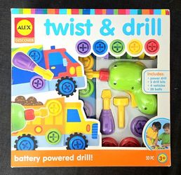 ALEX Discover - Twist & Drill - Battery Powered Drill - Children's Toy - Ages 3+