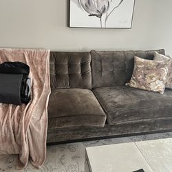 Gray West Elm Couches -must Be Gone By Sunday