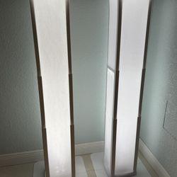 Pair of DJ Totems Lighting Truss (White and Black)