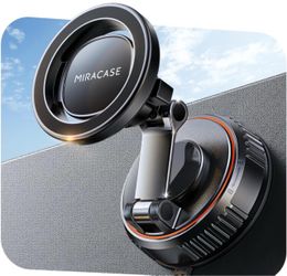 New N55 Magnetic Car Phone Holder - Nano Gel Vacuum Suction + Strong Magnets