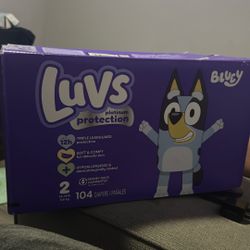 Luvs Size 2 Diapers Brand new Box 