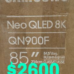 Samsung 85 8k 144Hz NEO QLED LED LCD TV 2025 model