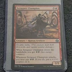 MTG Scrapper Champion Creature Human Artificer Aether Revolt 97 AER Uncommon