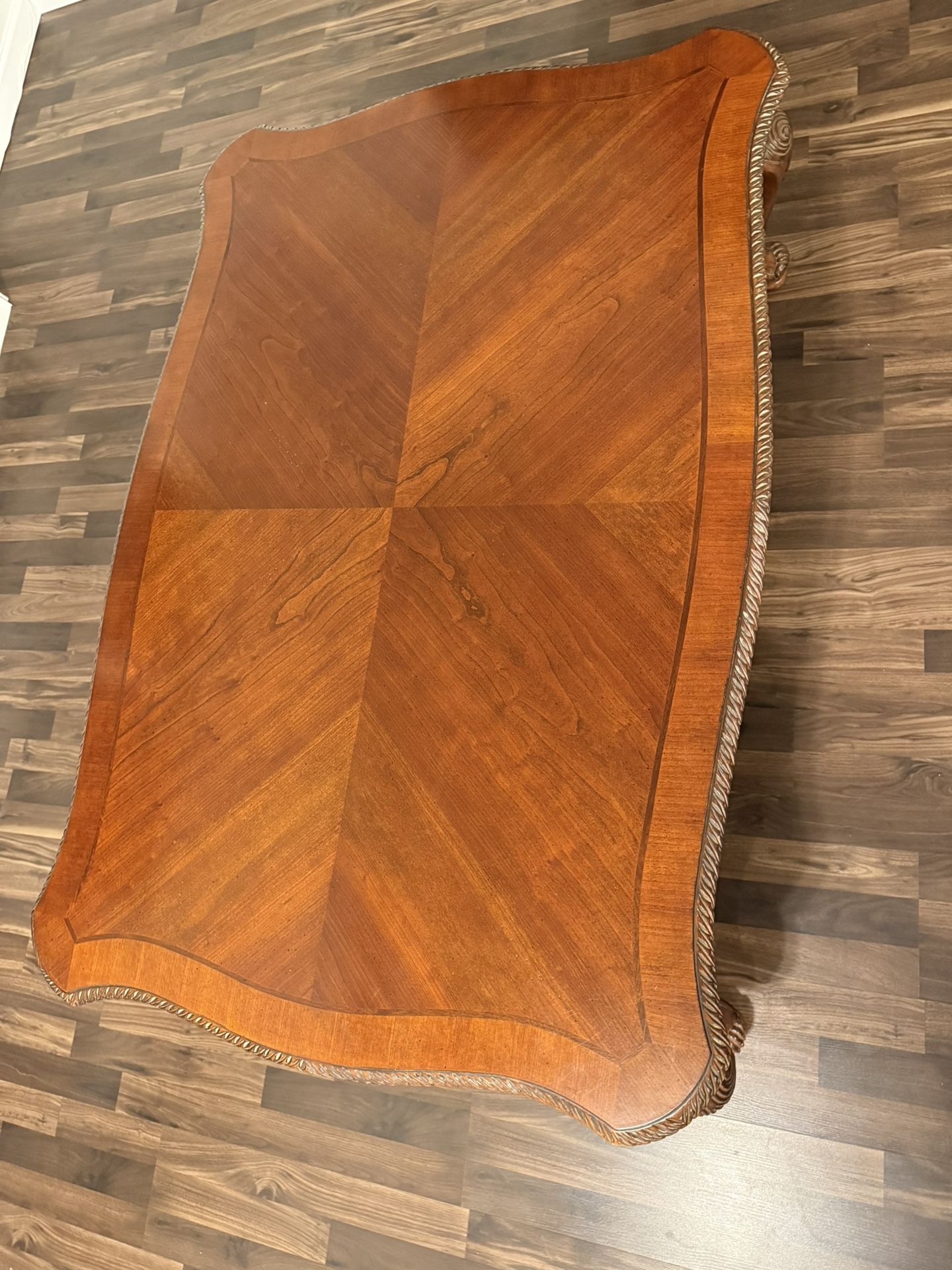 Elegant Solid Wood Coffee Table