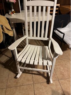 White Rocking Chair