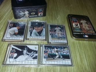 Upper Deck metal card set-1996- Mickey Mantle