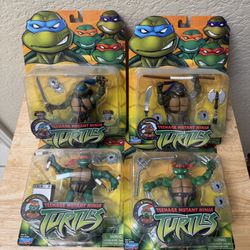 Playmates TMNT Retro 2003 Raphael Leo Donatello Michelangelo Set 2023 set of 4