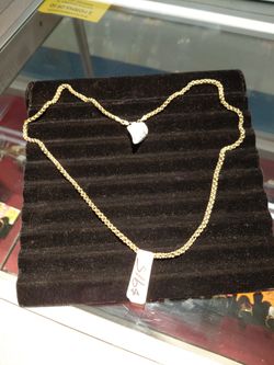 10k box link gold chain