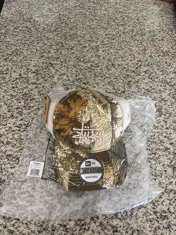 Stussy x new era real tree camo hat