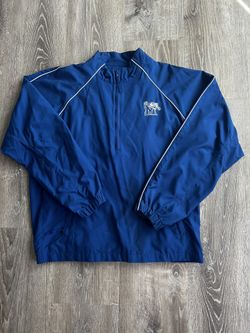 Memphis Tigers Quarter Zip Windbreaker 