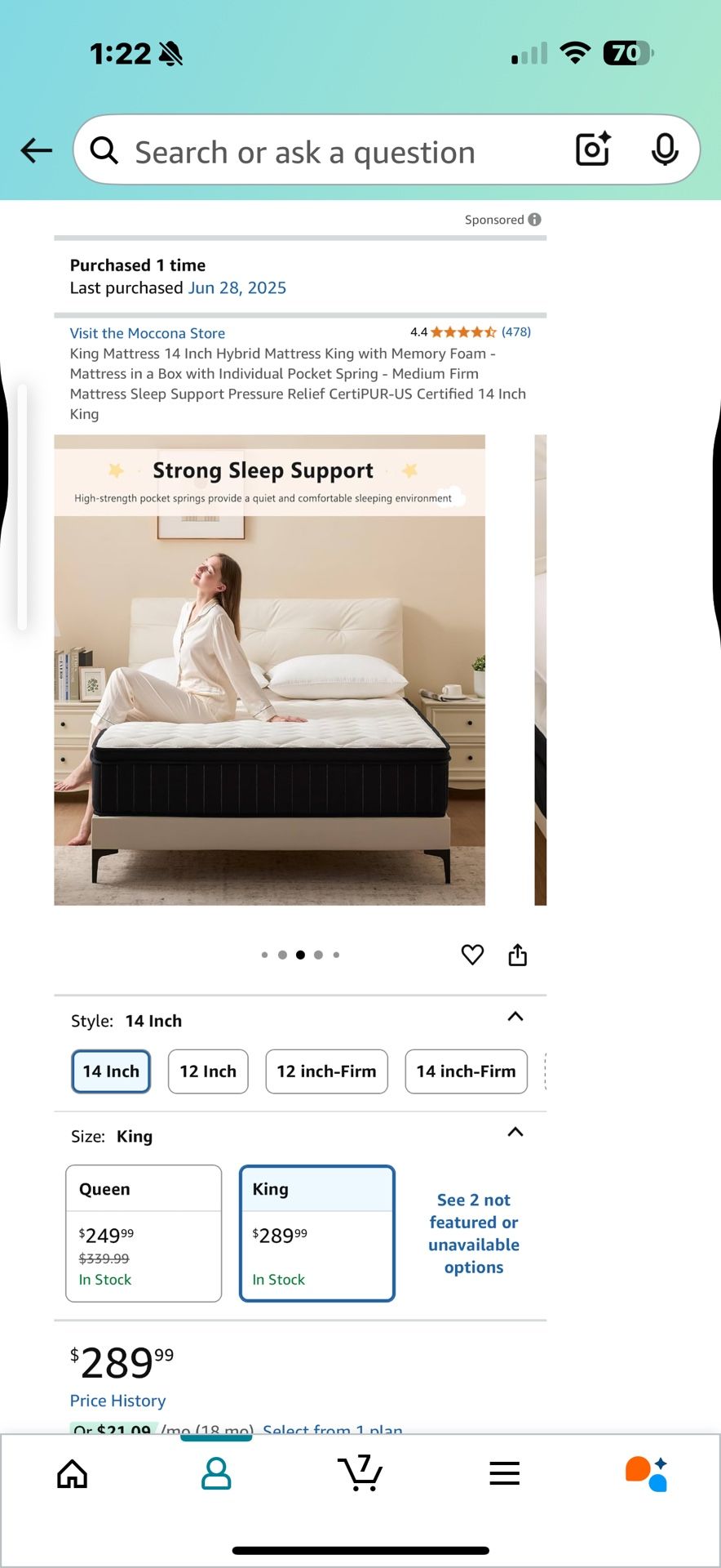 Brand new King Mattress