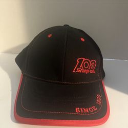 Snap On Tools Black 100 Since 1920 Baseball Hat Strapback Red Embroidered Cap 
