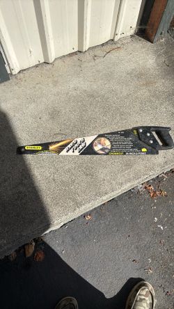 New Stanley 26 In 8 Point Hard Tooth Saw