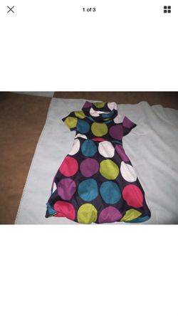 NWOT Rare Editions Girls Polka Dot Bubble Dress Size 10
