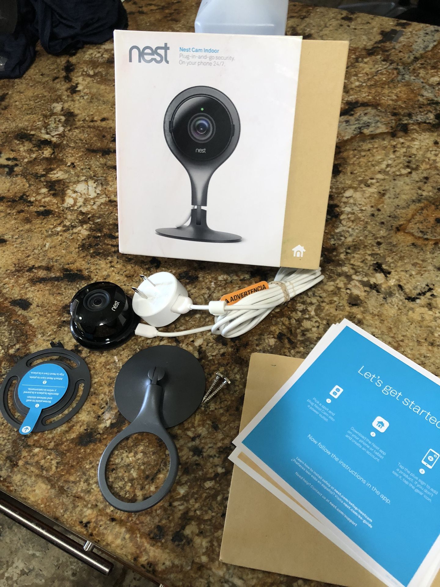 Nest Cam Indoor 1080P High Quality Security Camera w/ Night Vision NC1102ES