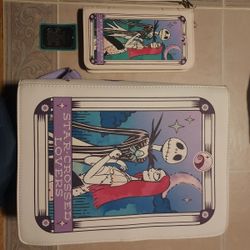 Bioworld Nightmare Before Christmas Tarot Backpack And Tarot Wallet