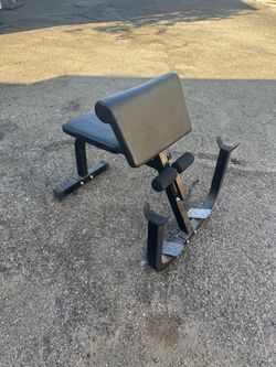 Preacher Curl Bench with Arm Pad