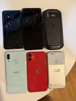 Six Phones, Some Working Some Broken