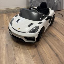 Toddler Porsche Car Ride On Kids With Remote 