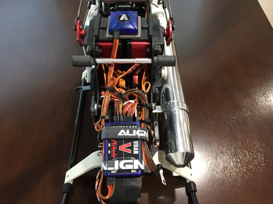 T REX 600 with brand new Align 55 HZ nitro engine.