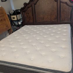 Bed Frame With Bed Set (SleepMatress)