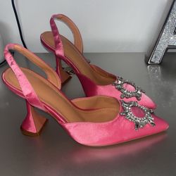 9.5 Heels Pink 