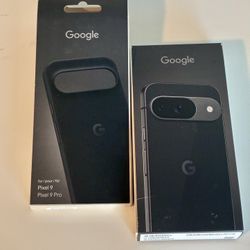 Unlocked Google Pixel 9 Obsidian 128GB OEM Case And Screen Protector Phone