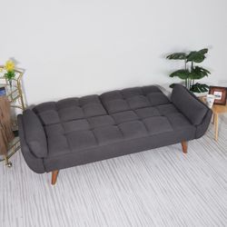Ebern Designs 75.39" Full Upholstered Convertible Sofa