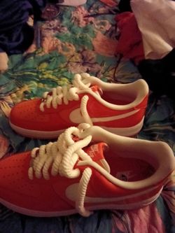 Orange and white Air Force