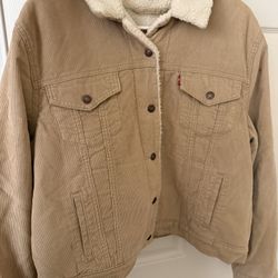 LEVIS ORIGINAL SHEPRA TRUCKER TAN JACKET